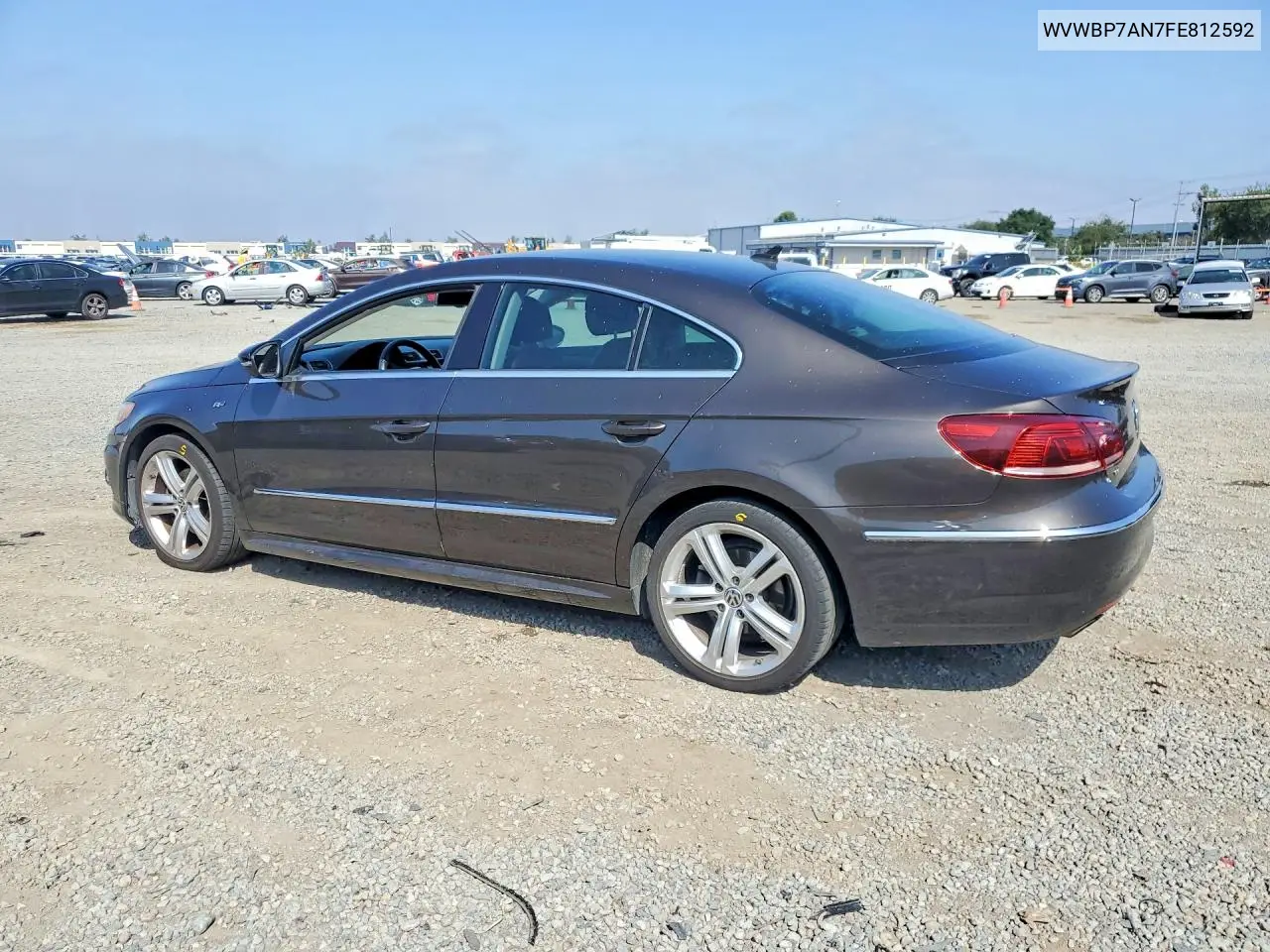 2015 Volkswagen Cc Sport VIN: WVWBP7AN7FE812592 Lot: 55579786