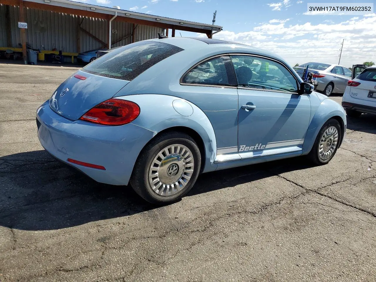 2015 Volkswagen Beetle 1.8T VIN: 3VWH17AT9FM602352 Lot: 56734396