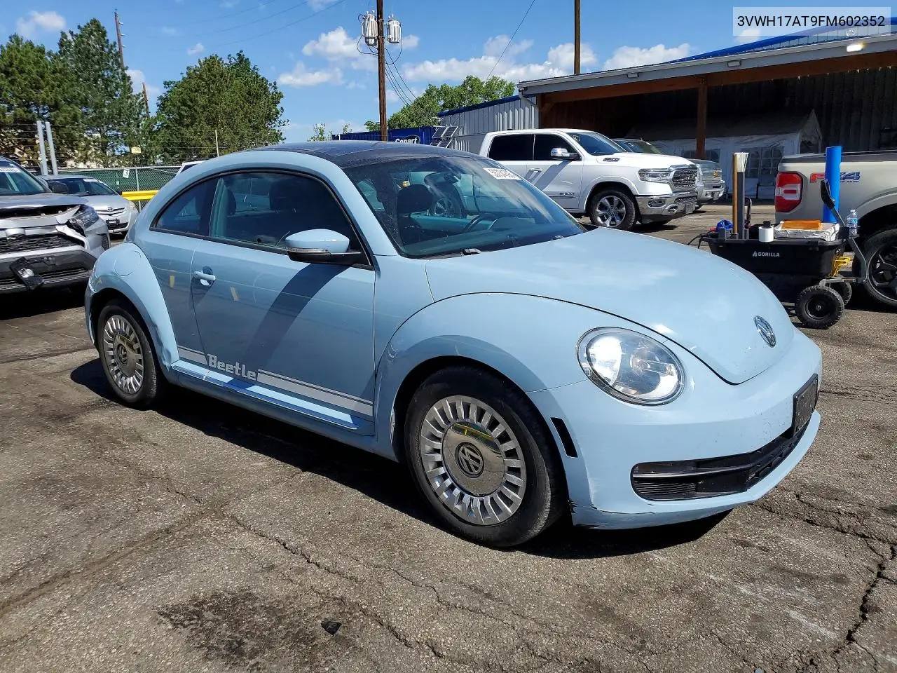2015 Volkswagen Beetle 1.8T VIN: 3VWH17AT9FM602352 Lot: 56734396