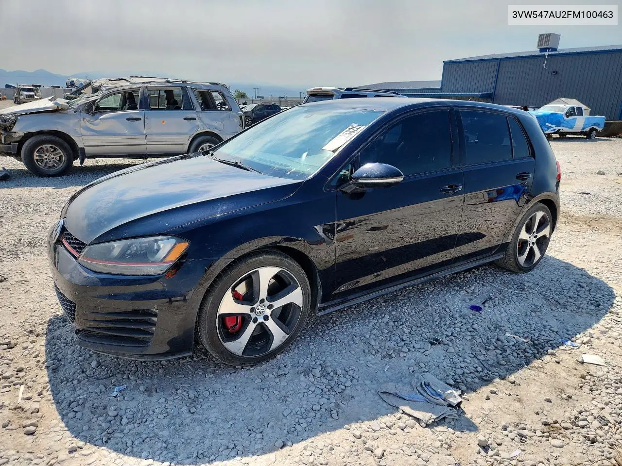 2015 Volkswagen Gti VIN: 3VW547AU2FM100463 Lot: 57625826
