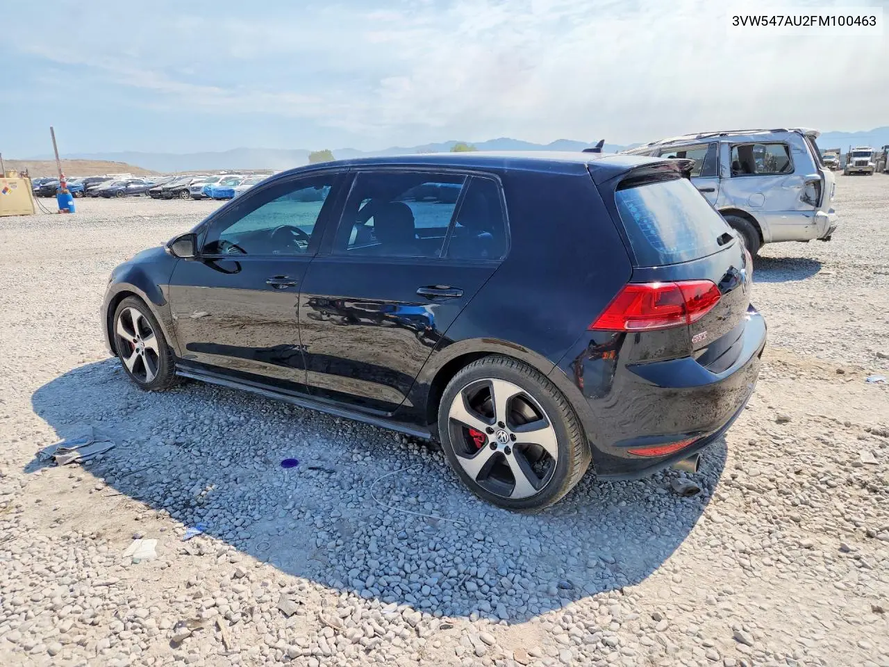 2015 Volkswagen Gti VIN: 3VW547AU2FM100463 Lot: 57625826