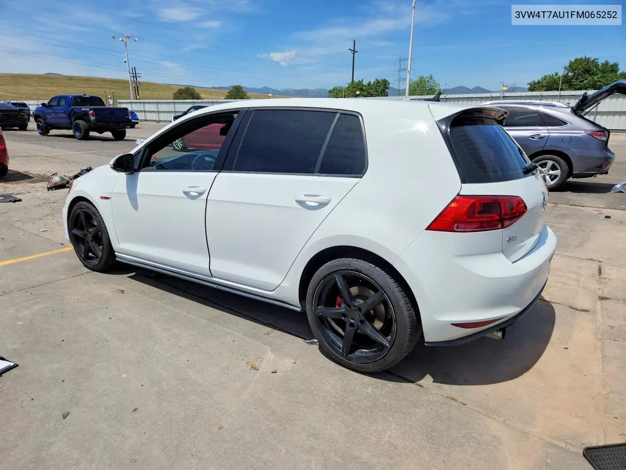 2015 Volkswagen Gti VIN: 3VW4T7AU1FM065252 Lot: 57720886