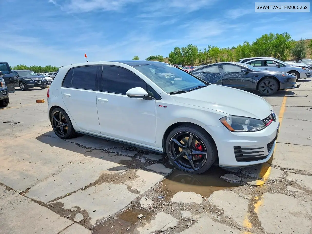 2015 Volkswagen Gti VIN: 3VW4T7AU1FM065252 Lot: 57720886