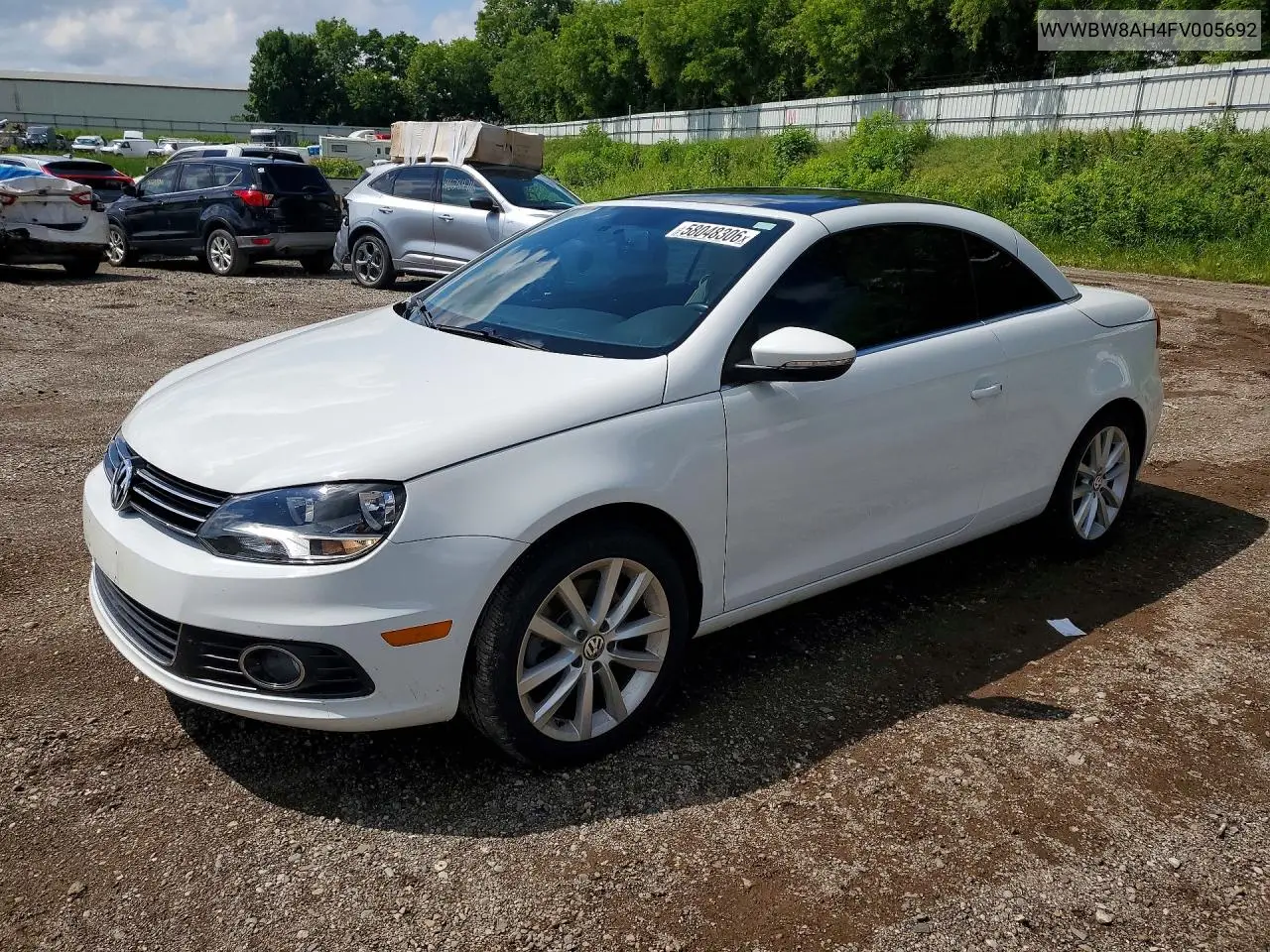 2015 Volkswagen Eos Komfort VIN: WVWBW8AH4FV005692 Lot: 58048306