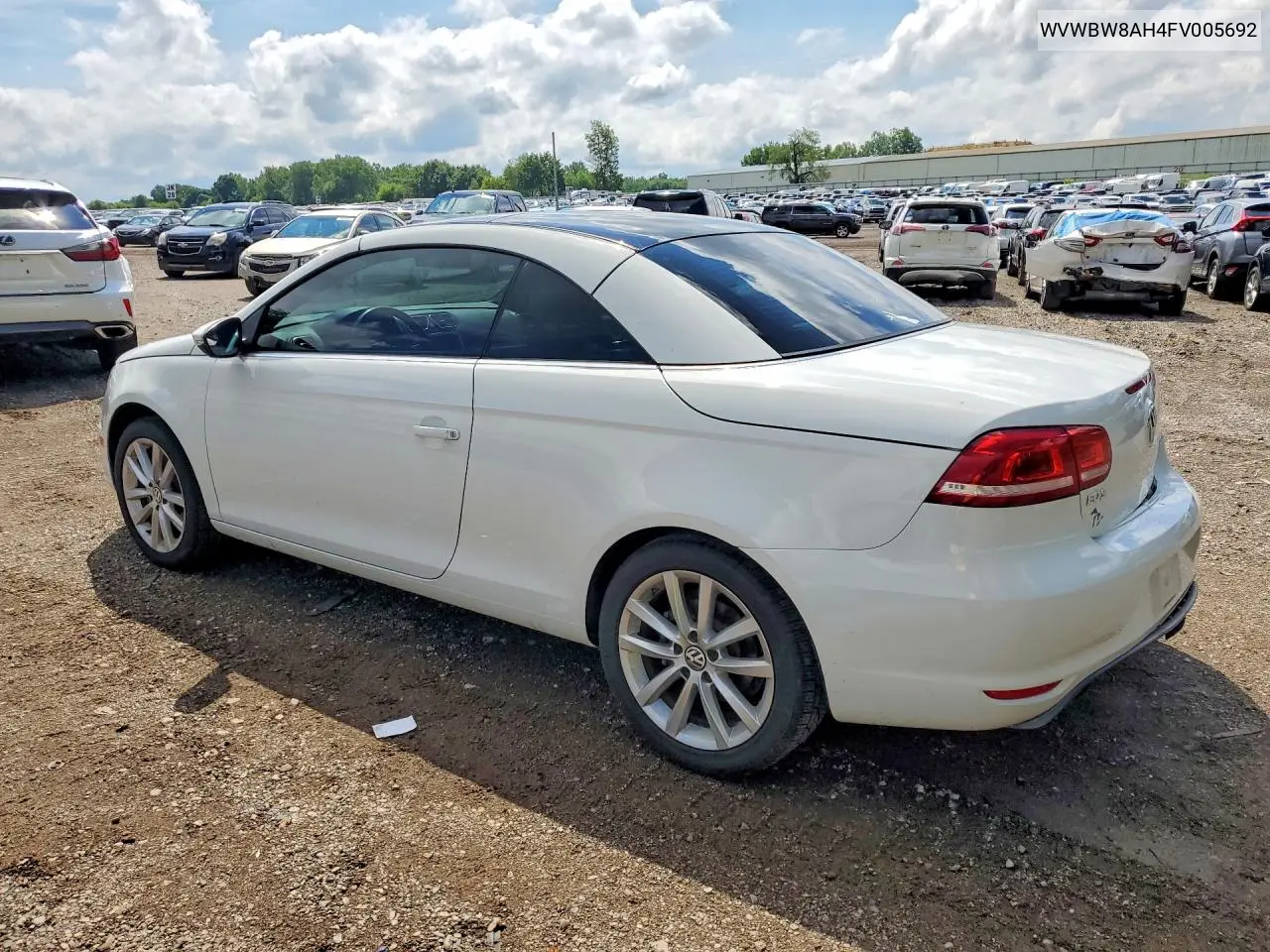 2015 Volkswagen Eos Komfort VIN: WVWBW8AH4FV005692 Lot: 58048306