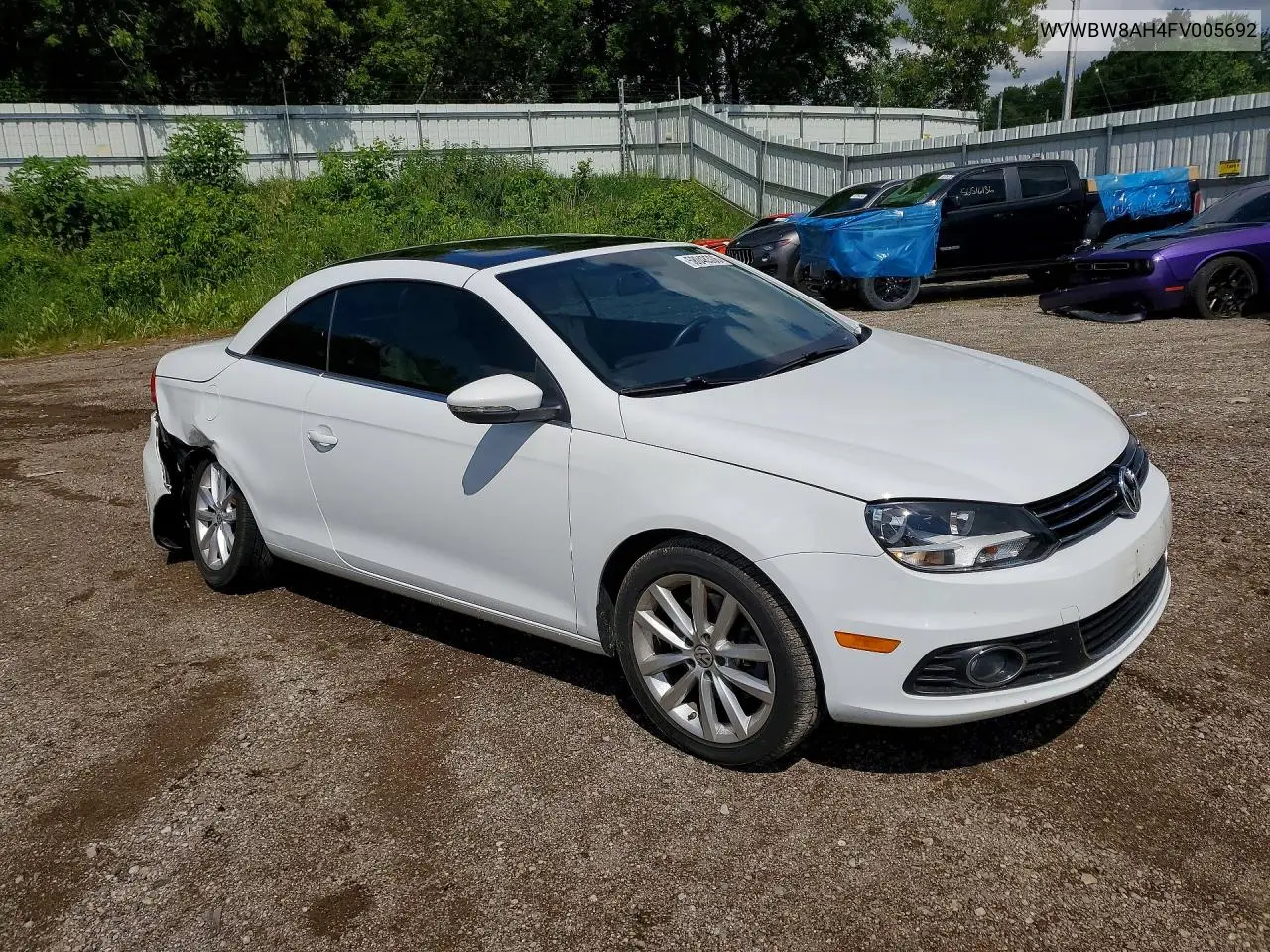 2015 Volkswagen Eos Komfort VIN: WVWBW8AH4FV005692 Lot: 58048306