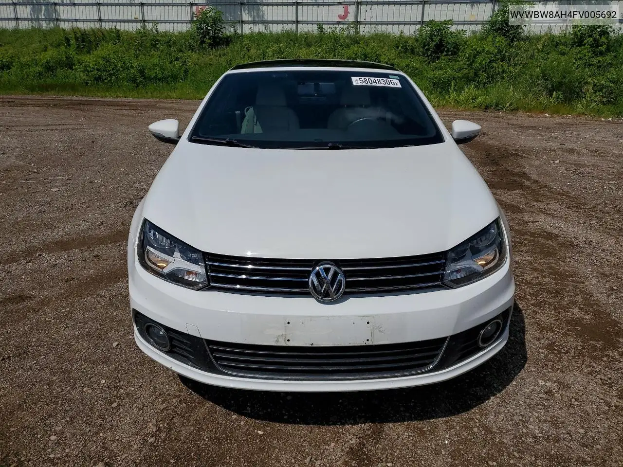 2015 Volkswagen Eos Komfort VIN: WVWBW8AH4FV005692 Lot: 58048306
