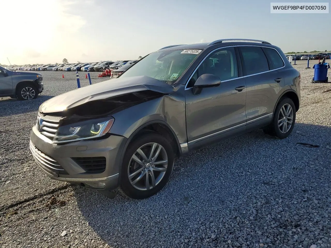 2015 Volkswagen Touareg V6 VIN: WVGEF9BP4FD007050 Lot: 58275326