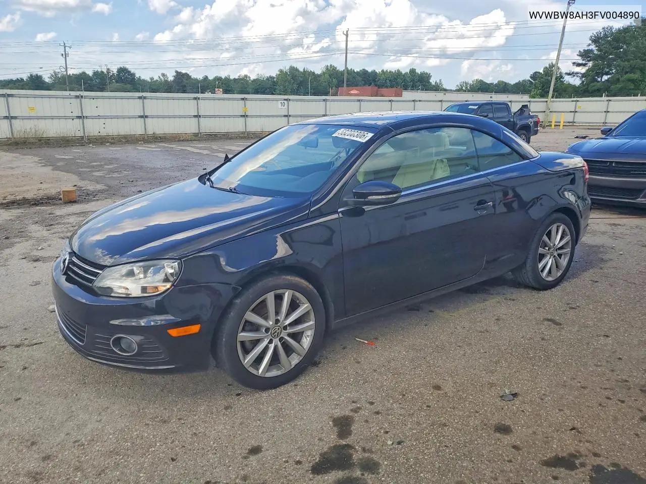 2015 Volkswagen Eos Komfort VIN: WVWBW8AH3FV004890 Lot: 58280306