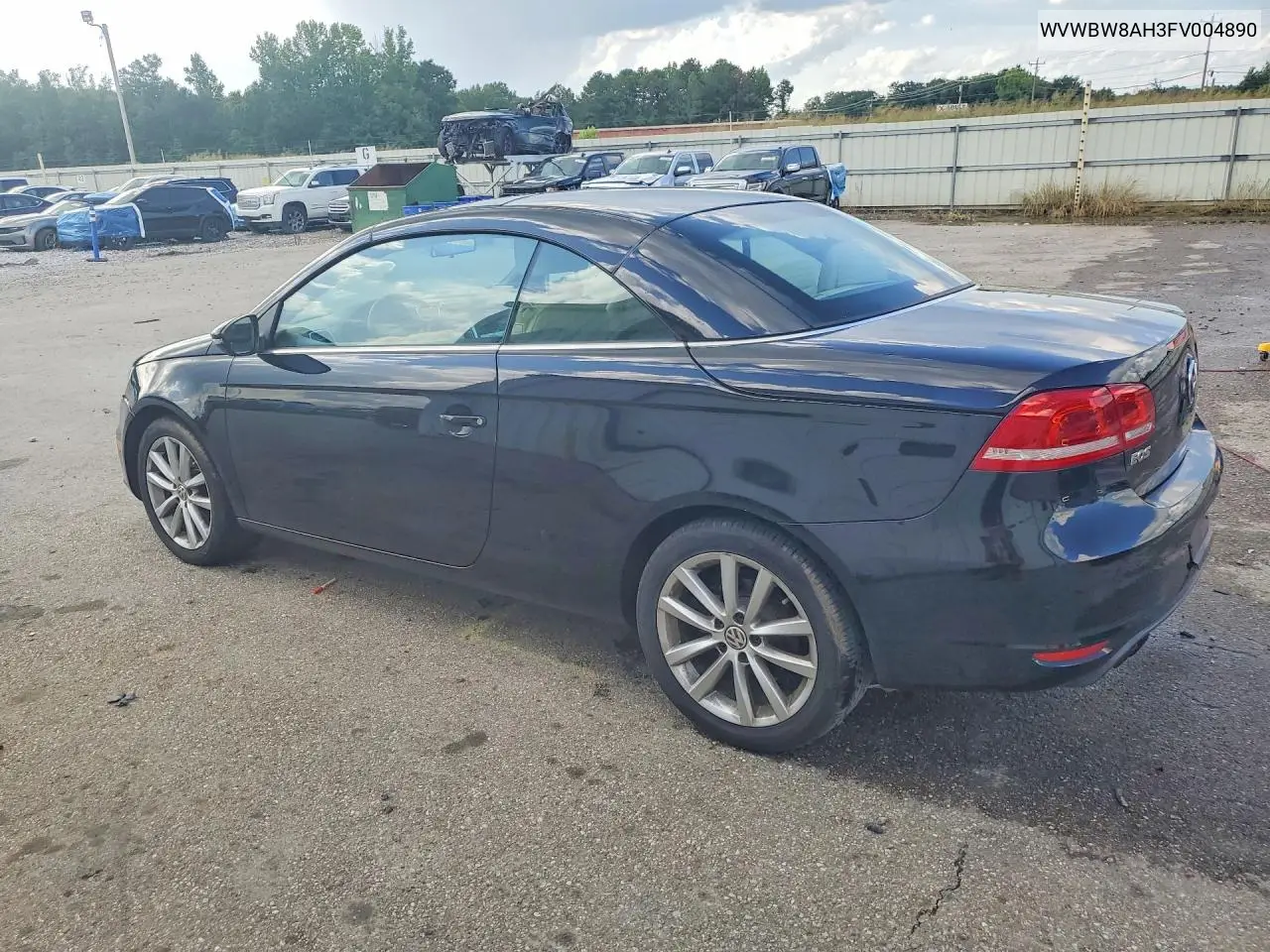 2015 Volkswagen Eos Komfort VIN: WVWBW8AH3FV004890 Lot: 58280306