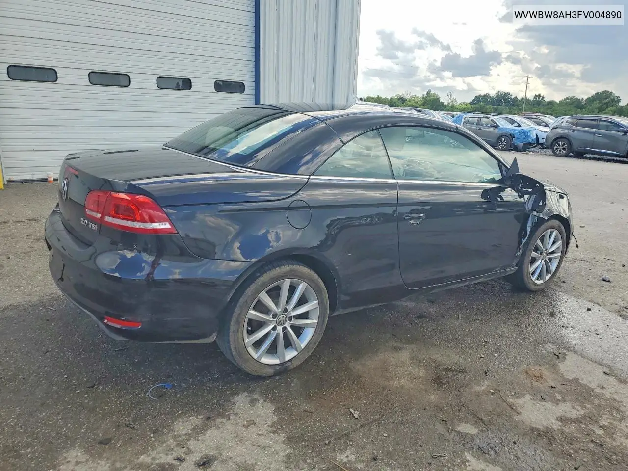 2015 Volkswagen Eos Komfort VIN: WVWBW8AH3FV004890 Lot: 58280306