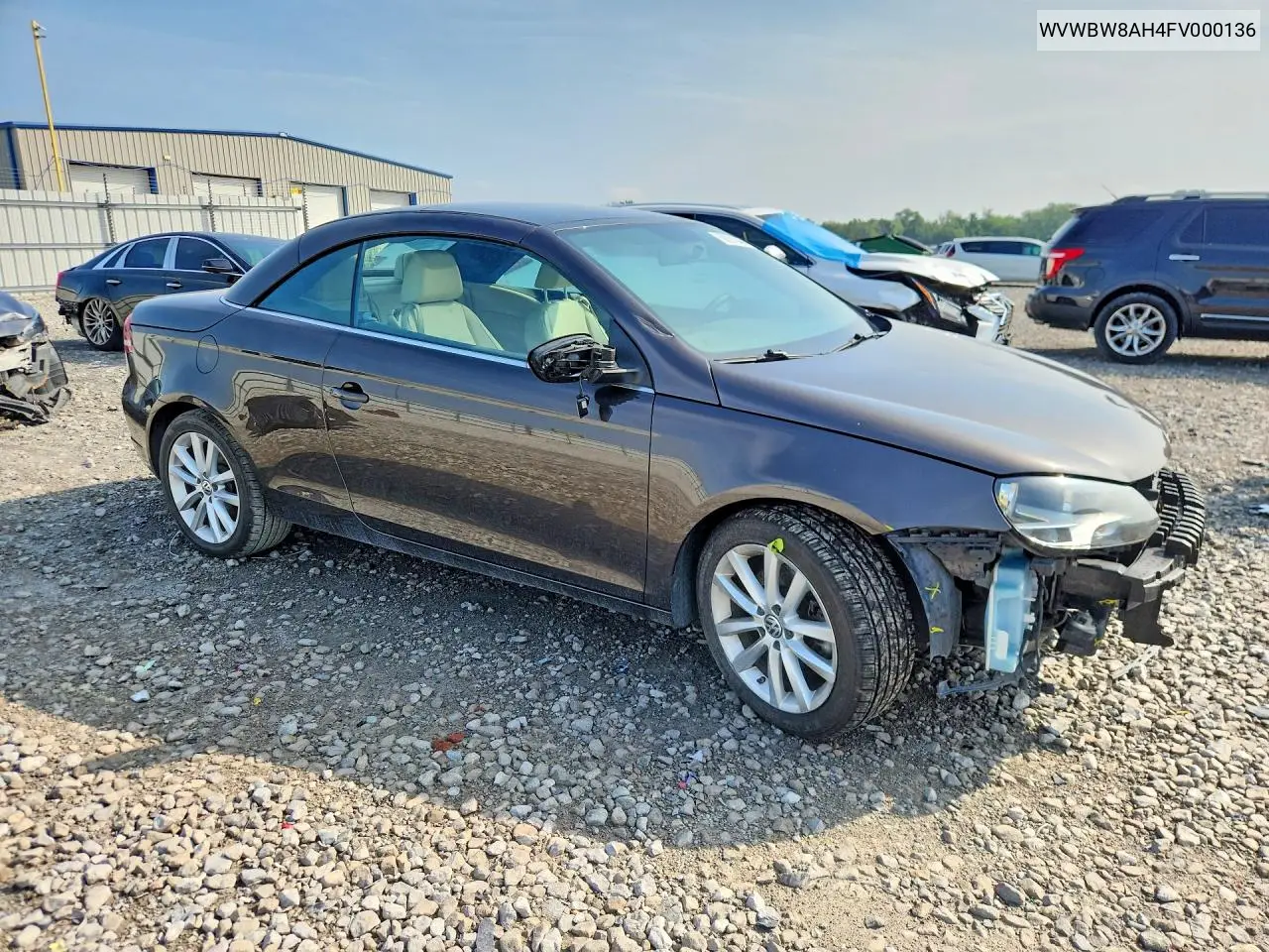 2015 Volkswagen Eos Komfort VIN: WVWBW8AH4FV000136 Lot: 59291046