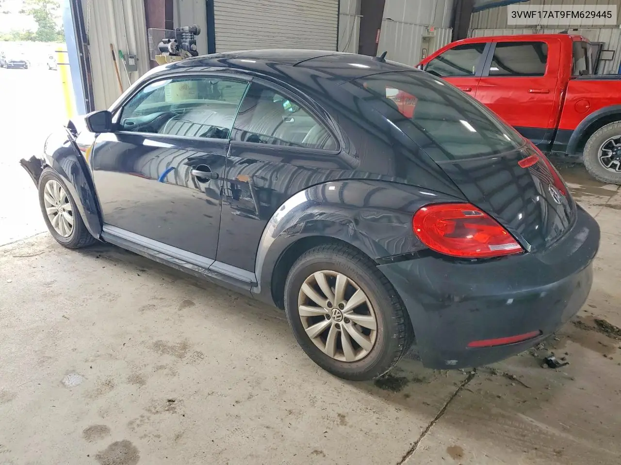 2015 Volkswagen Beetle 1.8T VIN: 3VWF17AT9FM629445 Lot: 59324136