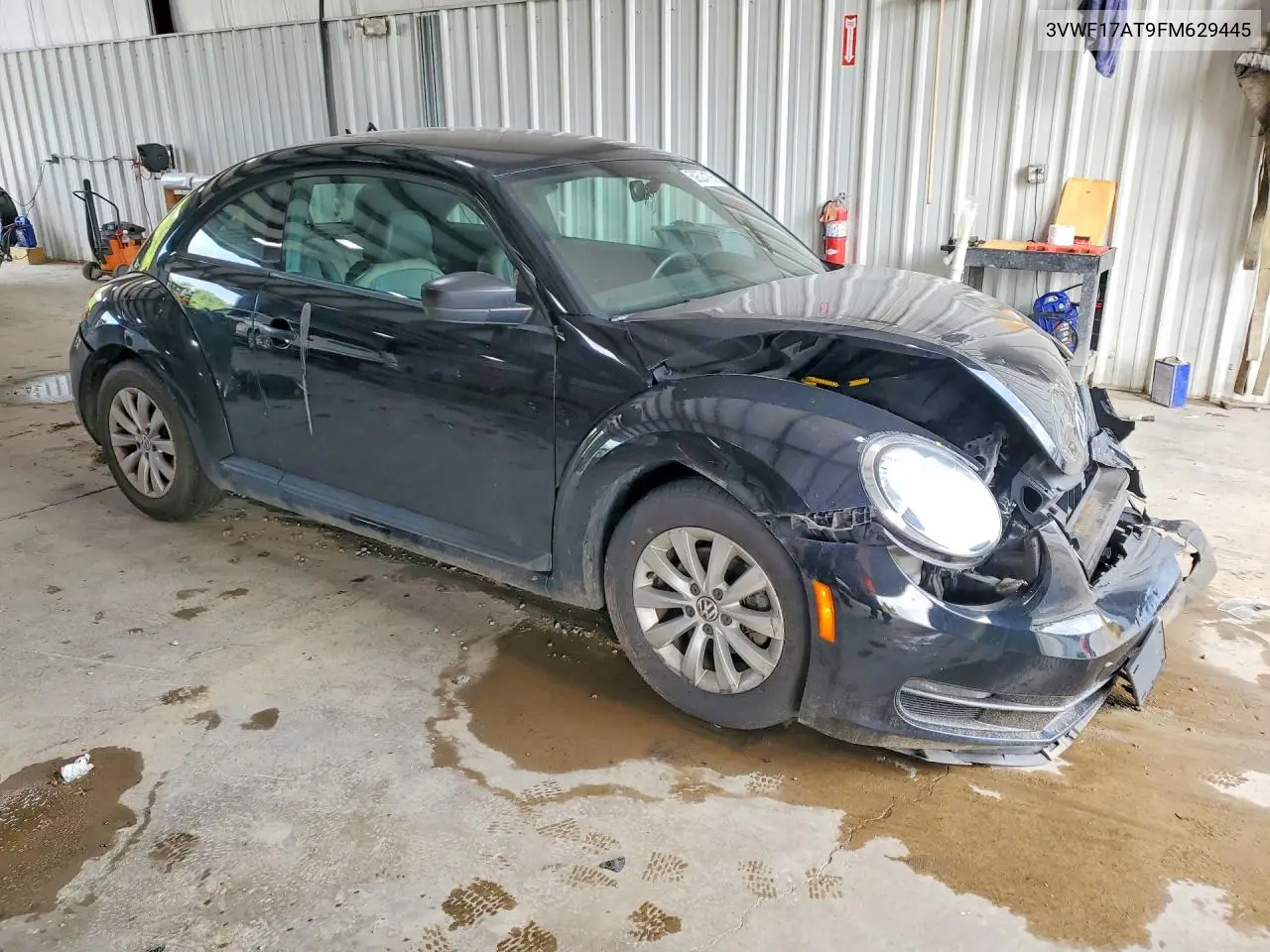 2015 Volkswagen Beetle 1.8T VIN: 3VWF17AT9FM629445 Lot: 59324136
