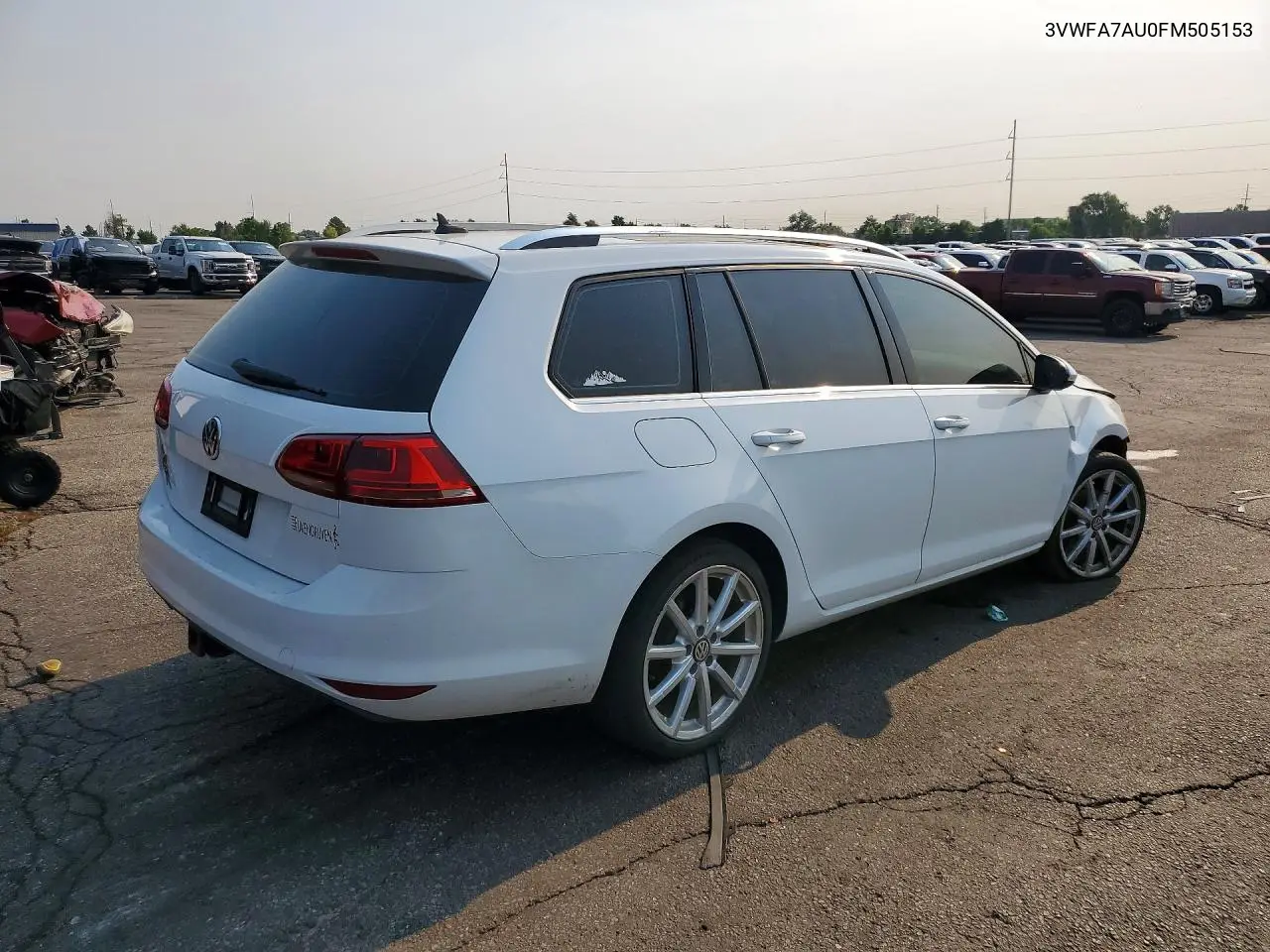 2015 Volkswagen Golf Sportwagen Tdi S VIN: 3VWFA7AU0FM505153 Lot: 59357456