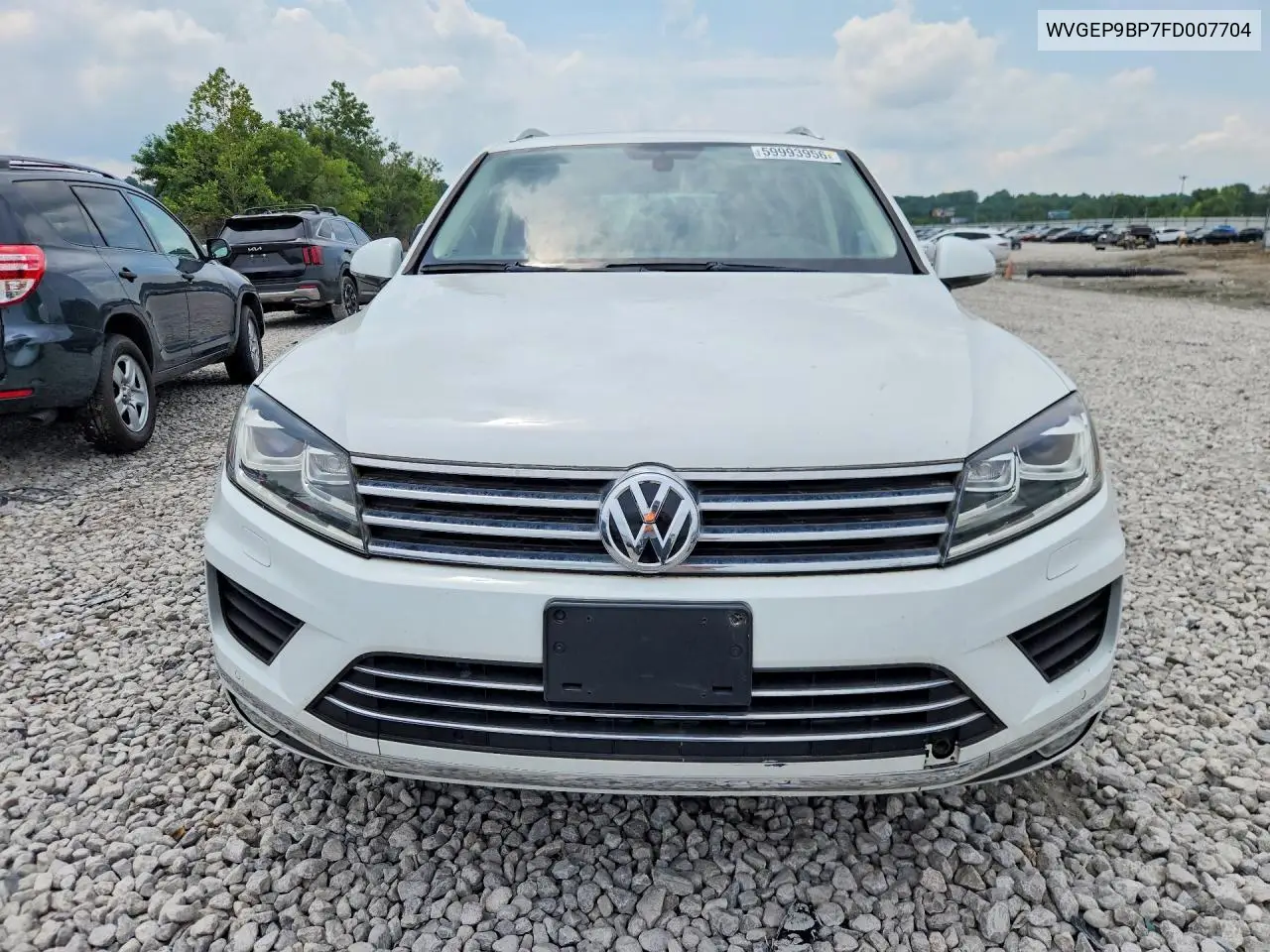 2015 Volkswagen Touareg VIN: WVGEP9BP7FD007704 Lot: 59993956