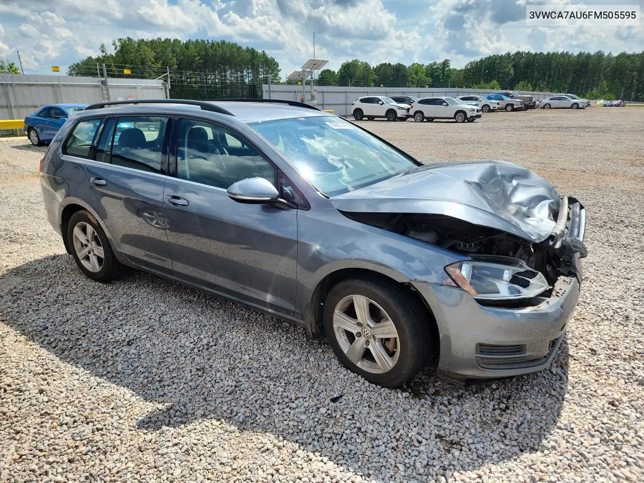 2015 Volkswagen Golf Sportwagen Tdi S VIN: 3VWCA7AU6FM505595 Lot: 60687746