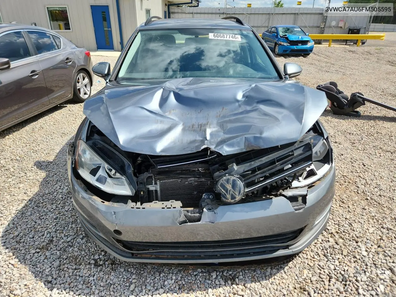 2015 Volkswagen Golf Sportwagen Tdi S VIN: 3VWCA7AU6FM505595 Lot: 60687746
