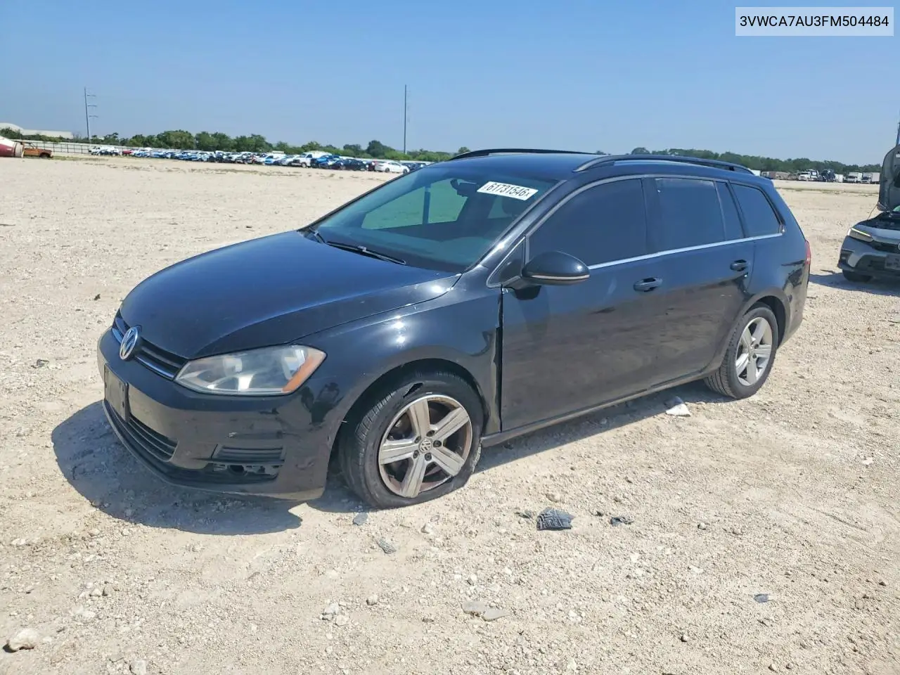 2015 Volkswagen Golf Sportwagen Tdi S VIN: 3VWCA7AU3FM504484 Lot: 61731546