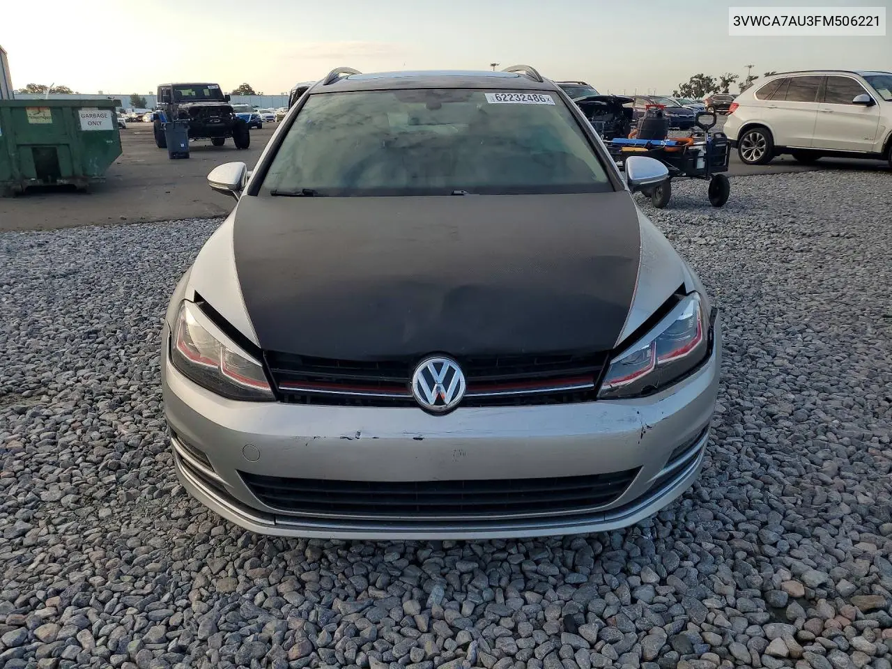 2015 Volkswagen Golf Sportwagen Tdi S VIN: 3VWCA7AU3FM506221 Lot: 62232486