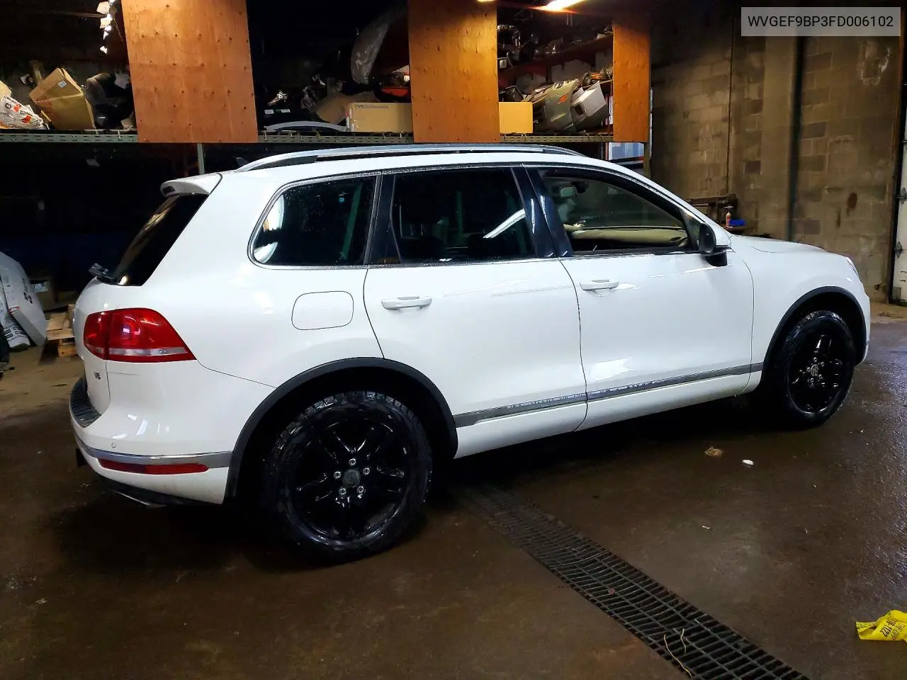 2015 Volkswagen Touareg V6 VIN: WVGEF9BP3FD006102 Lot: 74869935
