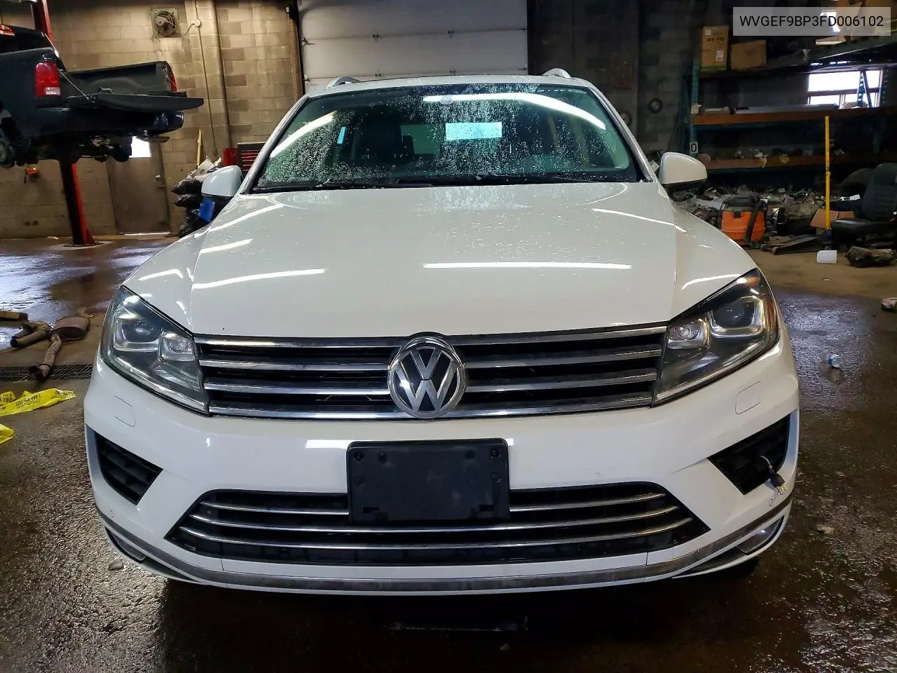2015 Volkswagen Touareg V6 VIN: WVGEF9BP3FD006102 Lot: 74869935