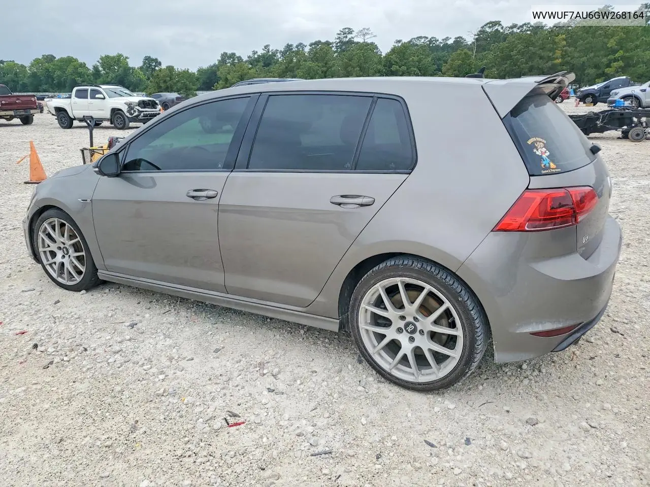2016 Volkswagen Golf R VIN: WVWUF7AU6GW268164 Lot: 52458426