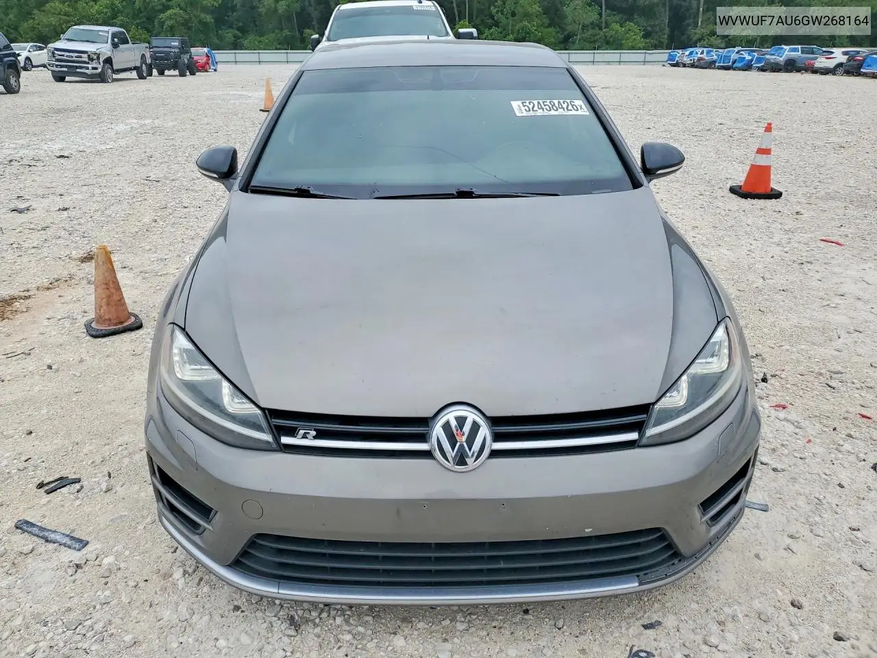2016 Volkswagen Golf R VIN: WVWUF7AU6GW268164 Lot: 52458426