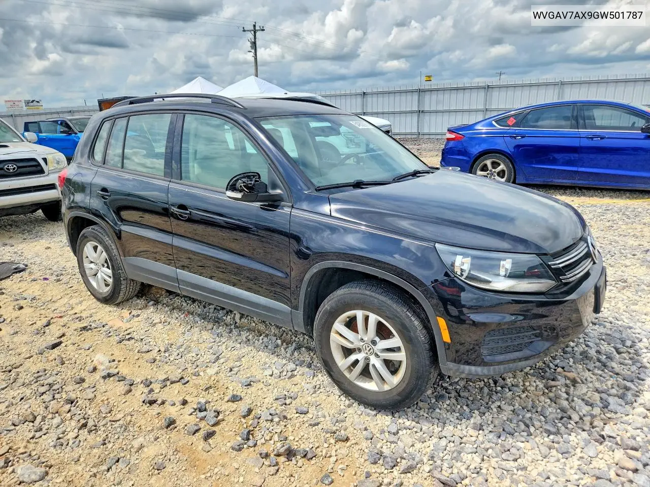 2016 Volkswagen Tiguan S VIN: WVGAV7AX9GW501787 Lot: 54952236