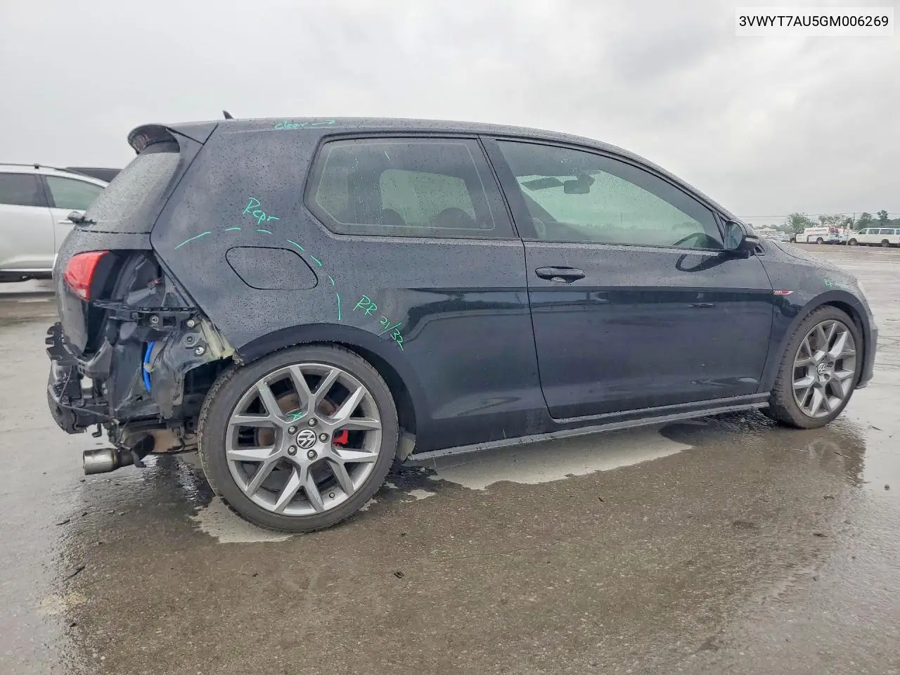 2016 Volkswagen Gti S VIN: 3VWYT7AU5GM006269 Lot: 55579036