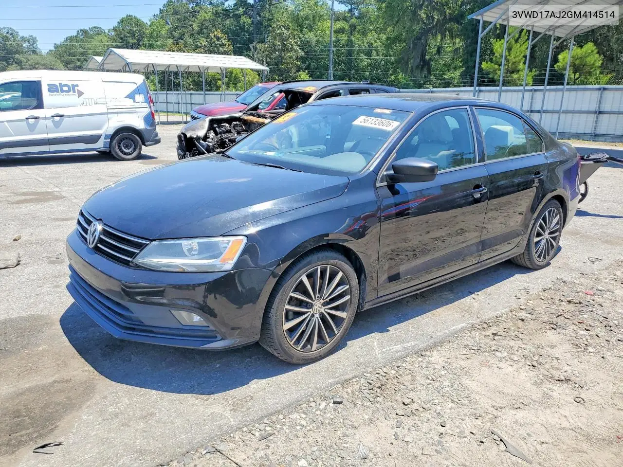 2016 Volkswagen Jetta Sport VIN: 3VWD17AJ2GM414514 Lot: 56133606