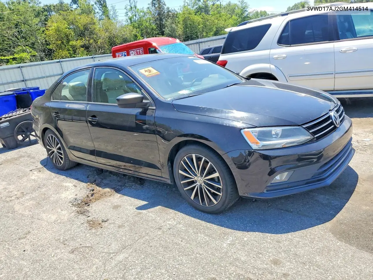 2016 Volkswagen Jetta Sport VIN: 3VWD17AJ2GM414514 Lot: 56133606