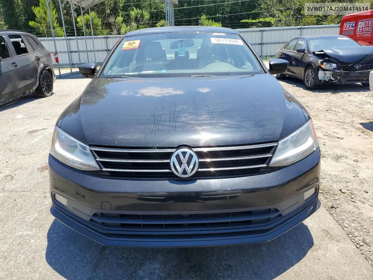 2016 Volkswagen Jetta Sport VIN: 3VWD17AJ2GM414514 Lot: 56133606