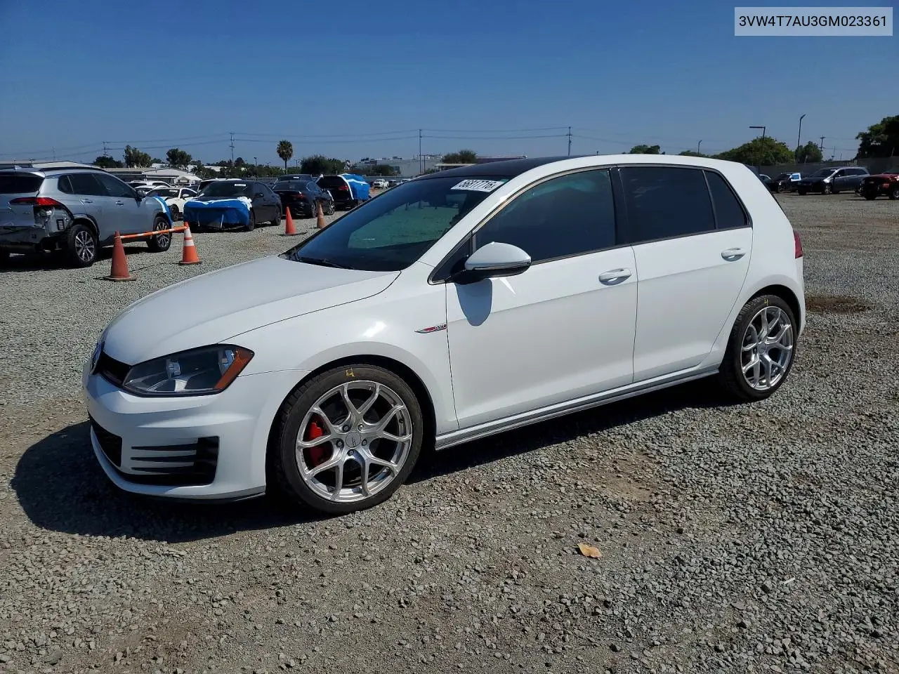 2016 Volkswagen Gti S VIN: 3VW4T7AU3GM023361 Lot: 56817716
