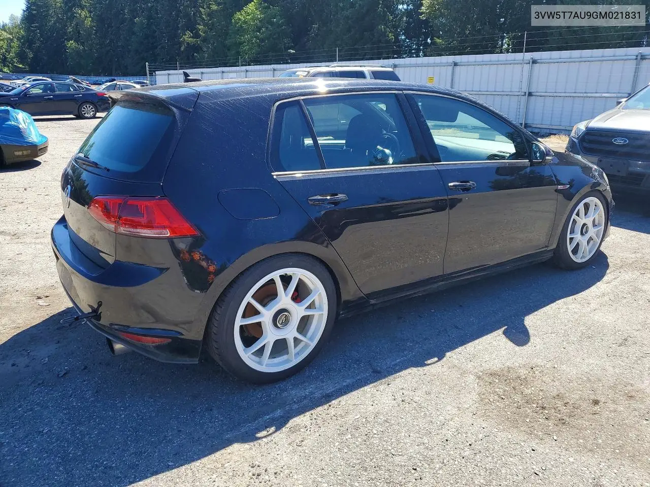 2016 Volkswagen Gti S VIN: 3VW5T7AU9GM021831 Lot: 57203896