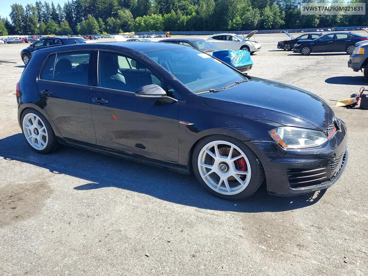 2016 Volkswagen Gti S VIN: 3VW5T7AU9GM021831 Lot: 57203896