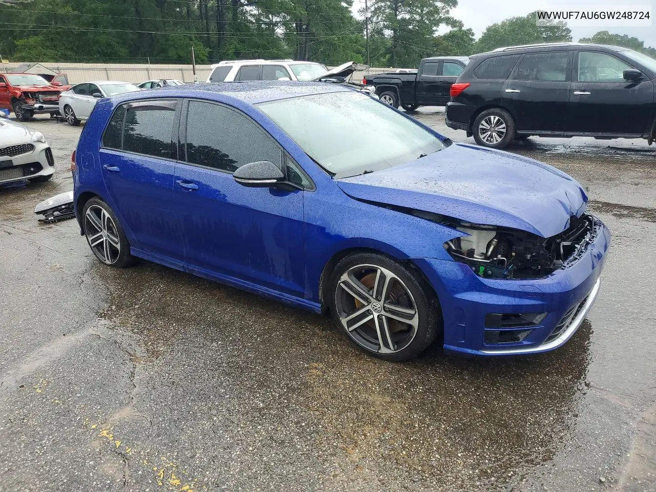 2016 Volkswagen Golf R VIN: WVWUF7AU6GW248724 Lot: 57727566