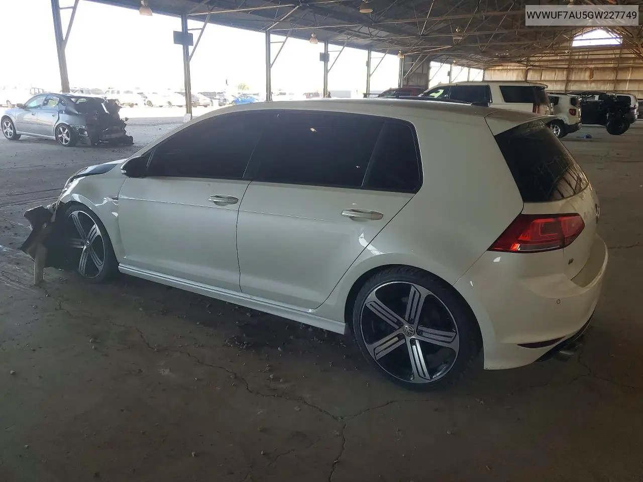 2016 Volkswagen Golf R VIN: WVWUF7AU5GW227749 Lot: 58068156