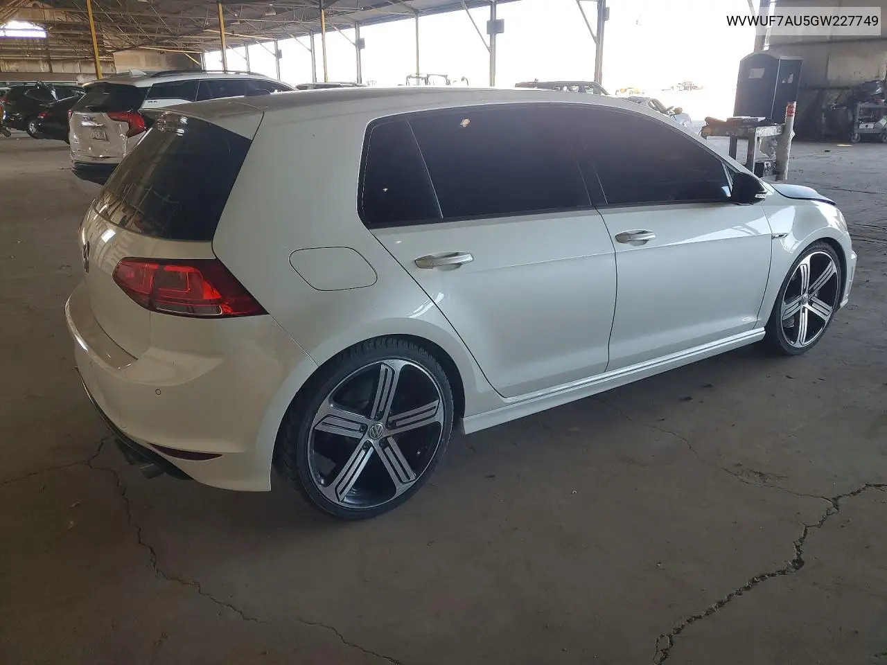 2016 Volkswagen Golf R VIN: WVWUF7AU5GW227749 Lot: 58068156