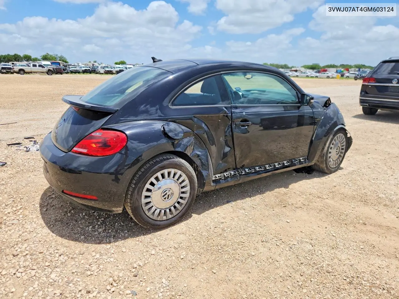 2016 Volkswagen Beetle Se VIN: 3VWJ07AT4GM603124 Lot: 58467286