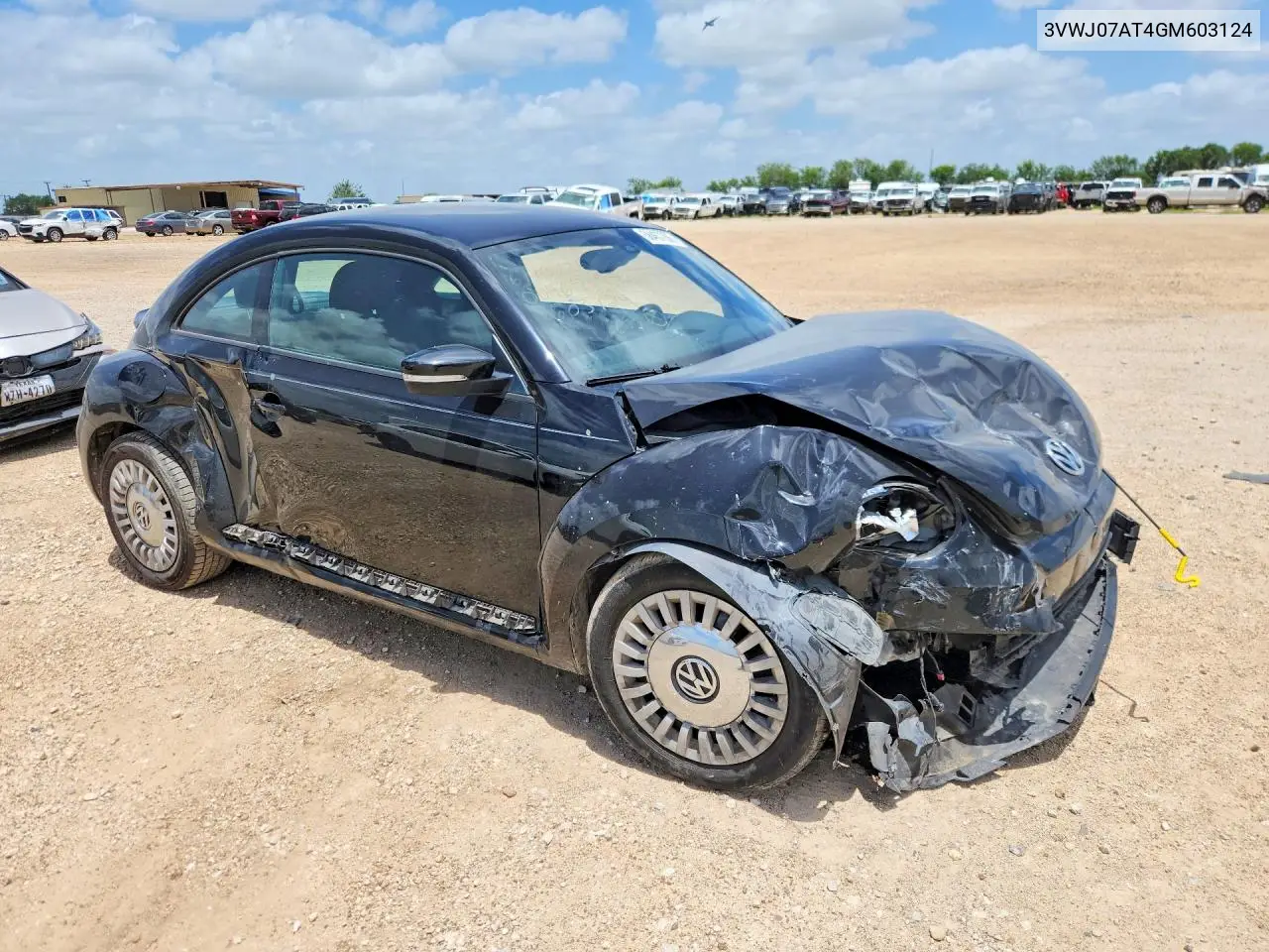 2016 Volkswagen Beetle Se VIN: 3VWJ07AT4GM603124 Lot: 58467286