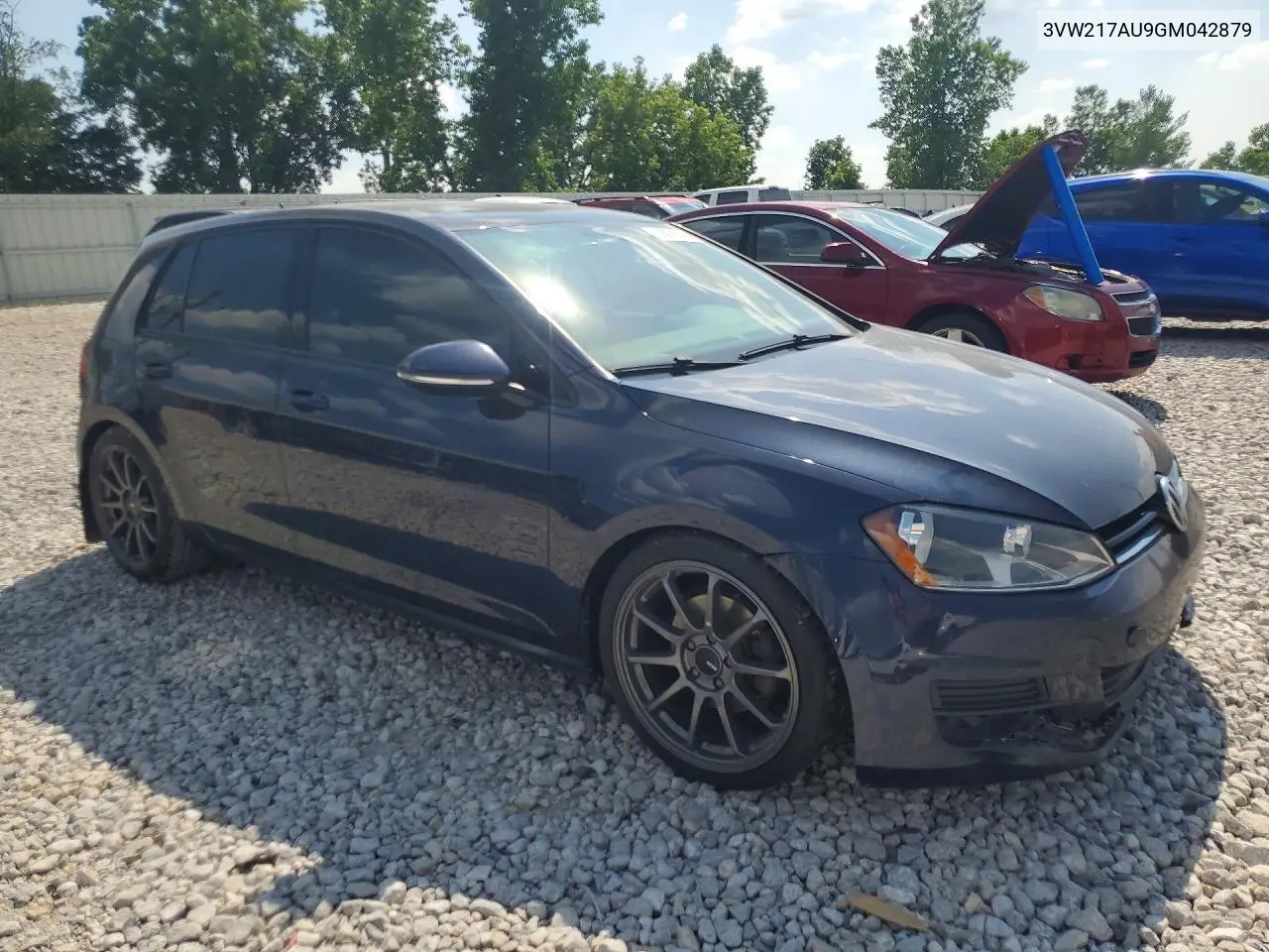 2016 Volkswagen Golf S/Se VIN: 3VW217AU9GM042879 Lot: 59938026