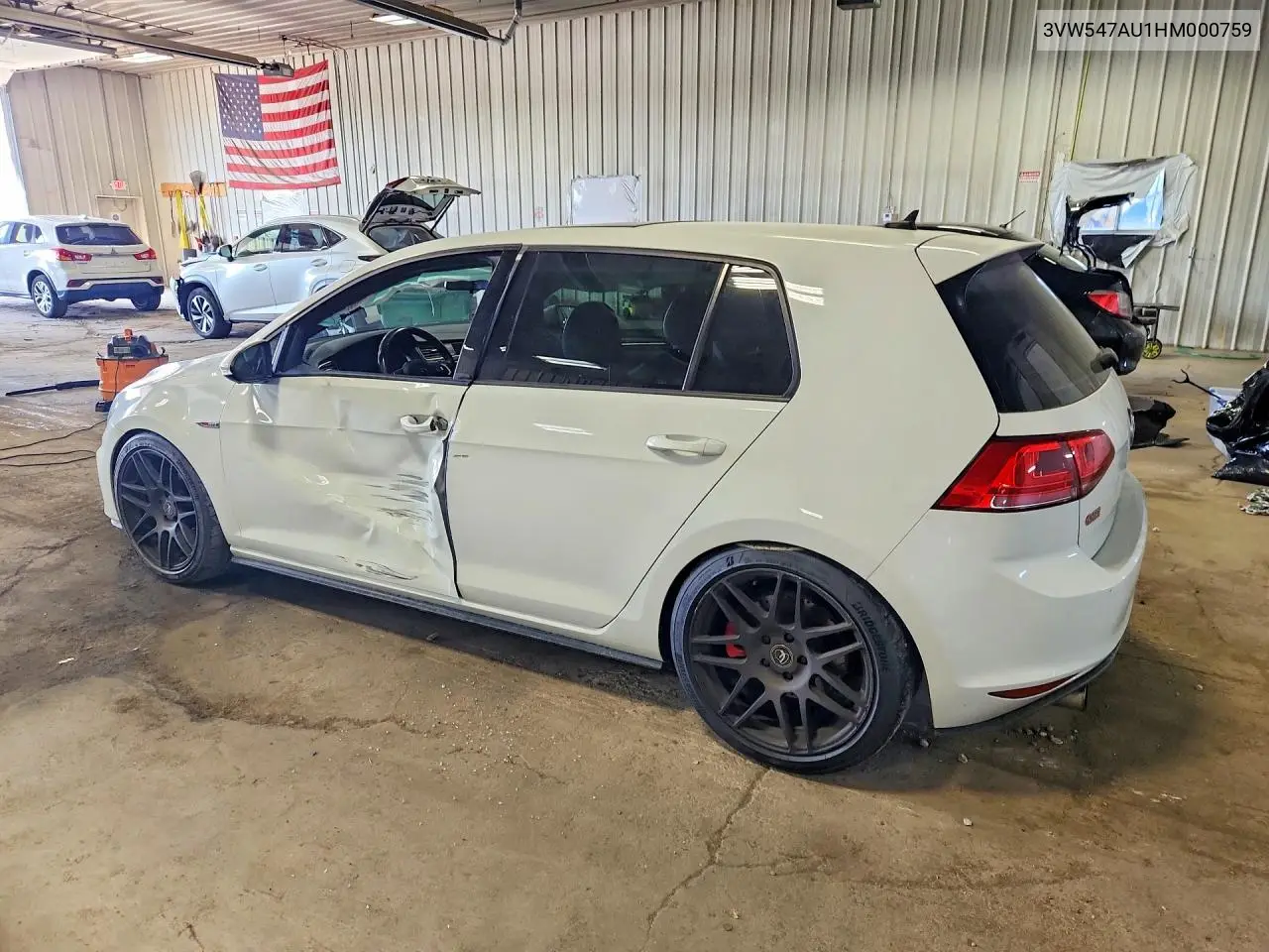2017 Volkswagen Gti Sport VIN: 3VW547AU1HM000759 Lot: 55039836