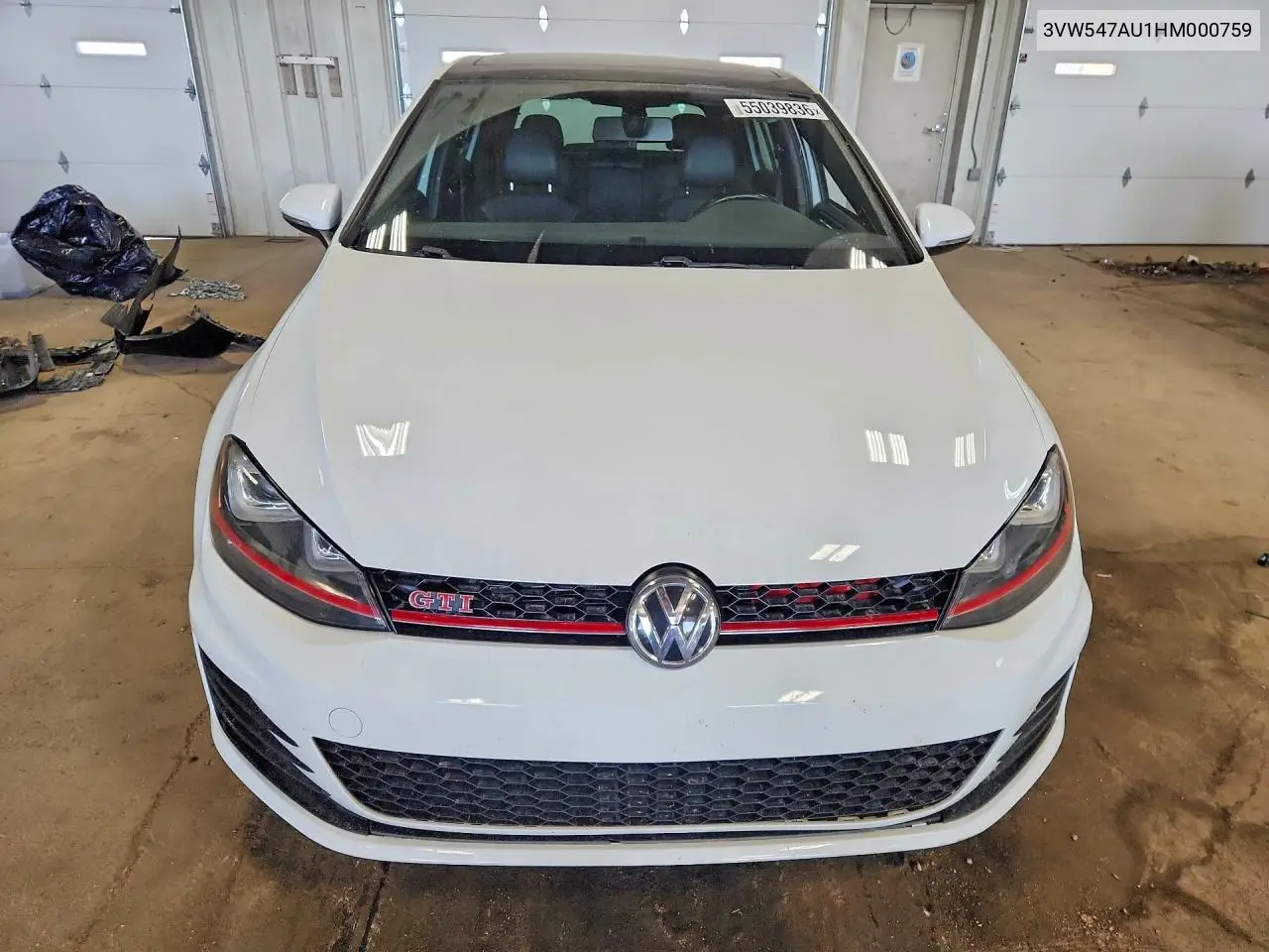 2017 Volkswagen Gti Sport VIN: 3VW547AU1HM000759 Lot: 55039836