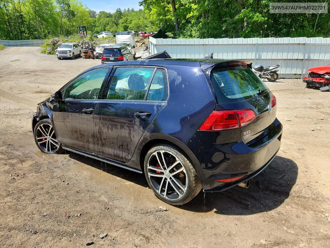 2017 Volkswagen Gti Sport/Se/Autobahn VIN: 3VW547AU9HM022721 Lot: 55107446
