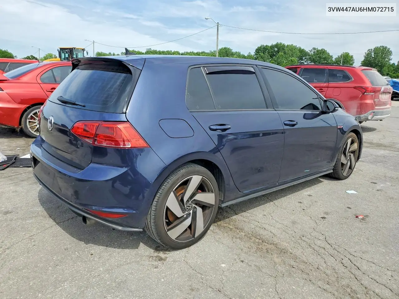 2017 Volkswagen Gti S VIN: 3VW447AU6HM072715 Lot: 55319926