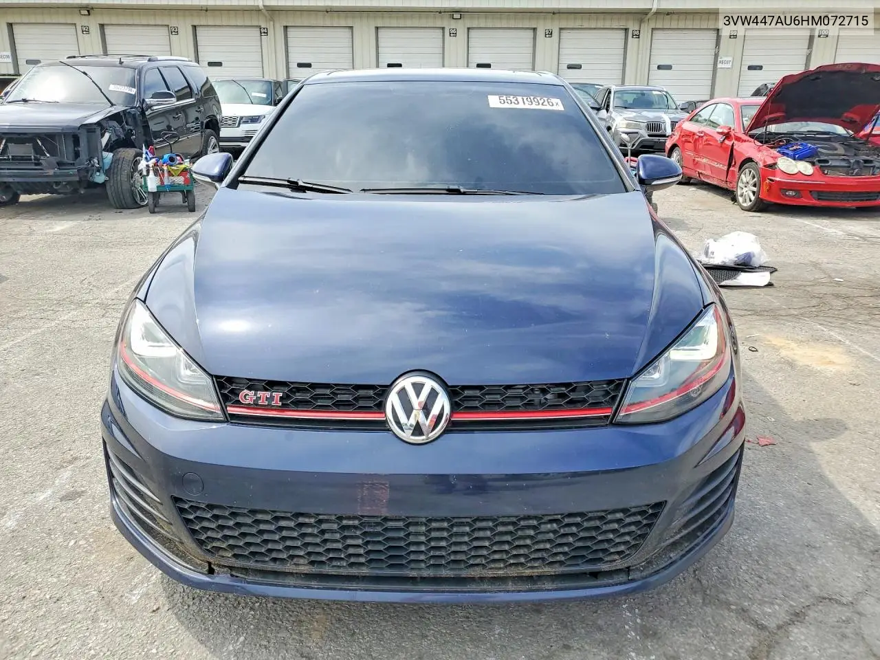 2017 Volkswagen Gti S VIN: 3VW447AU6HM072715 Lot: 55319926