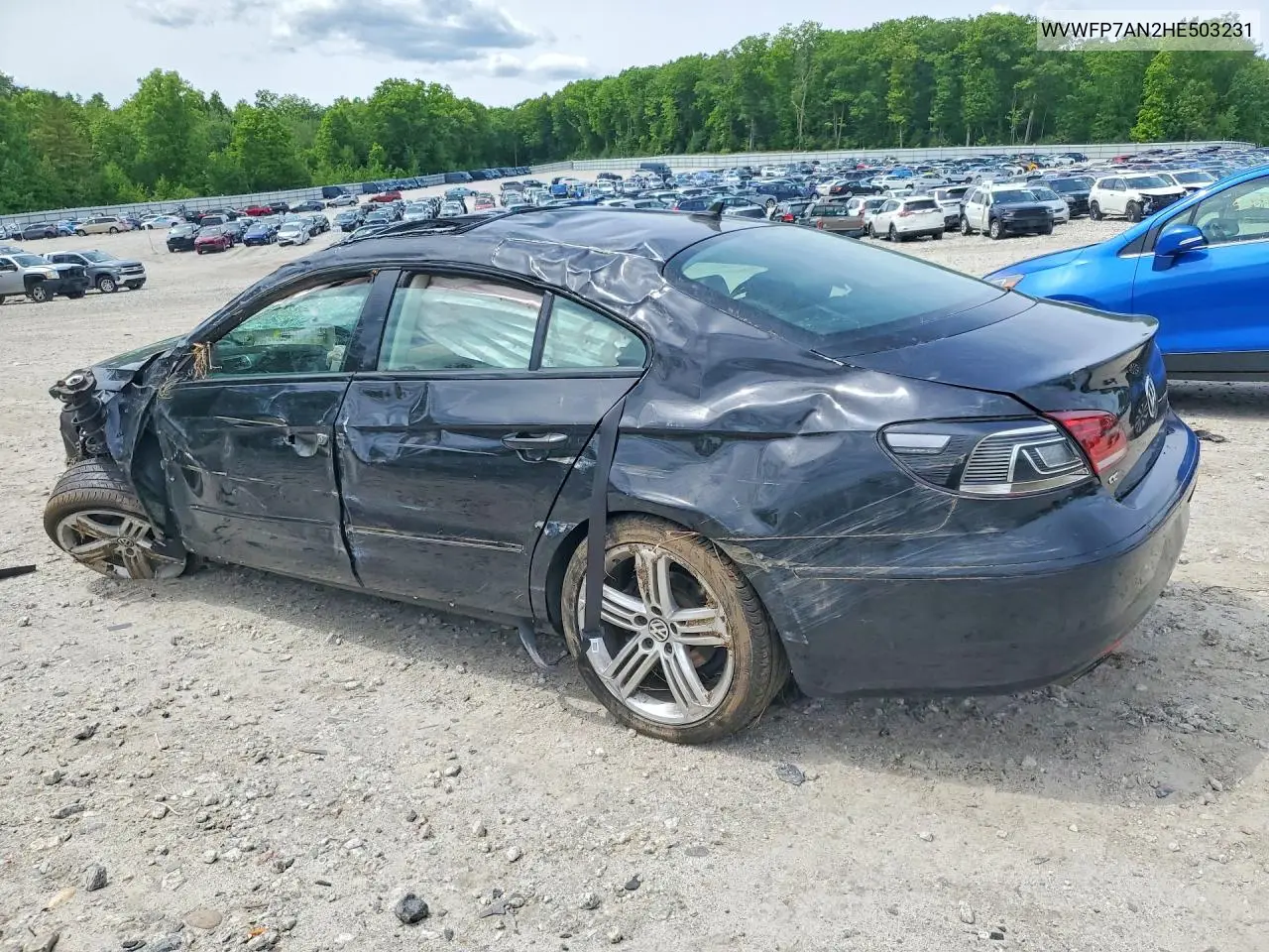 2017 Volkswagen Cc R-Line VIN: WVWFP7AN2HE503231 Lot: 55433346