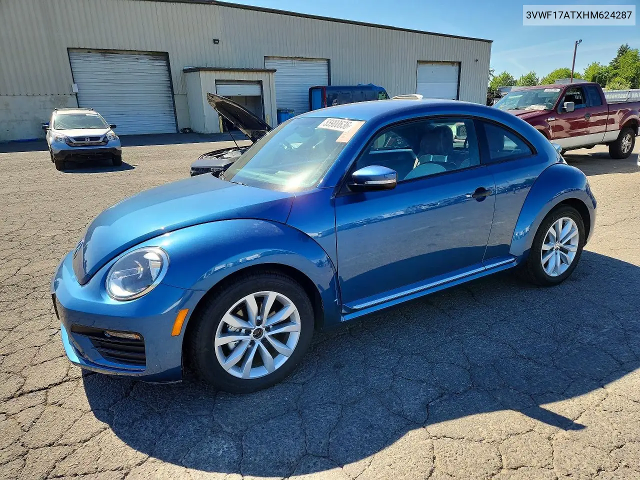 2017 Volkswagen Beetle 1.8T VIN: 3VWF17ATXHM624287 Lot: 55900636