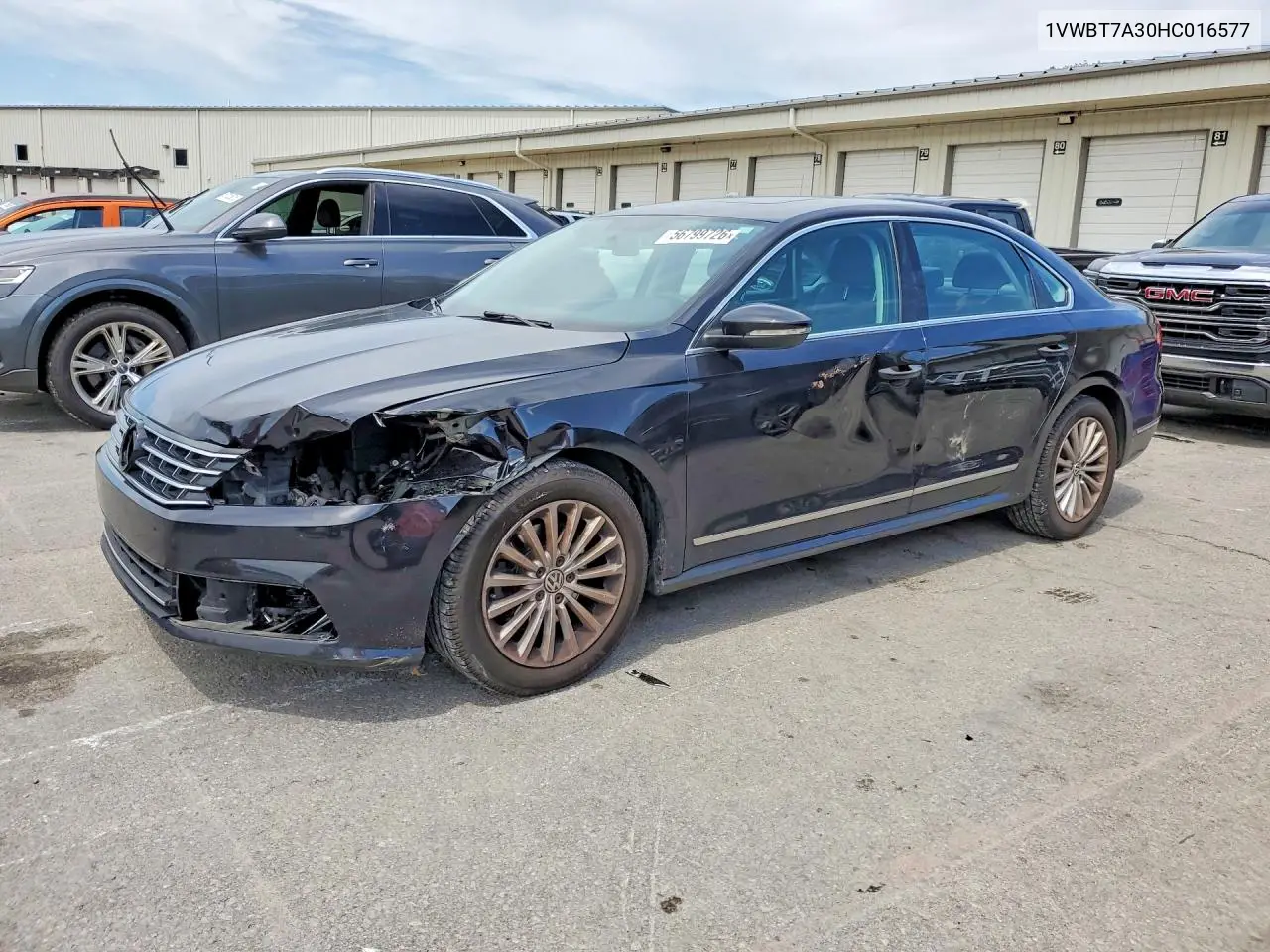 2017 Volkswagen Passat Se VIN: 1VWBT7A30HC016577 Lot: 56799726